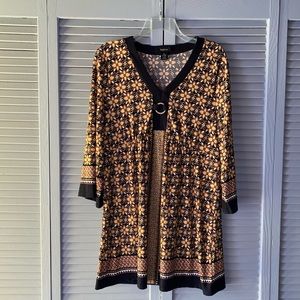 Women’s Black and Yellow Tunic